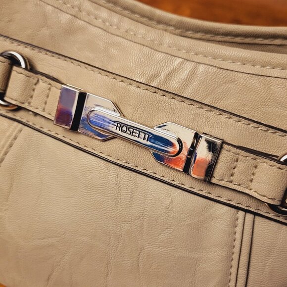 Rosetti ~ Beige/Cream ~ Leather ~ Shoulder Bag ~Excellent Condition - Picture 2 of 6